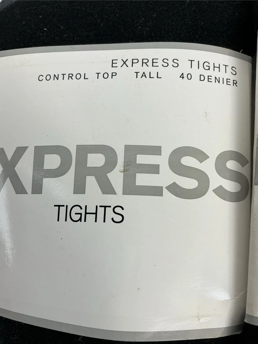 Express Control Top Tall Tights 2 pair Bundle Black